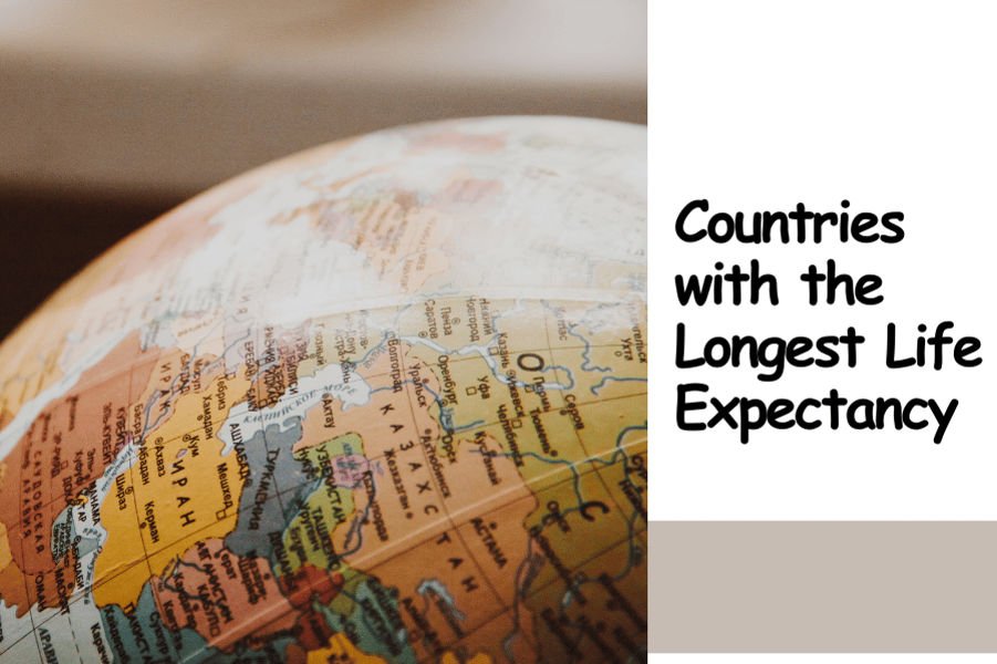 Countries with the longest life expectancy